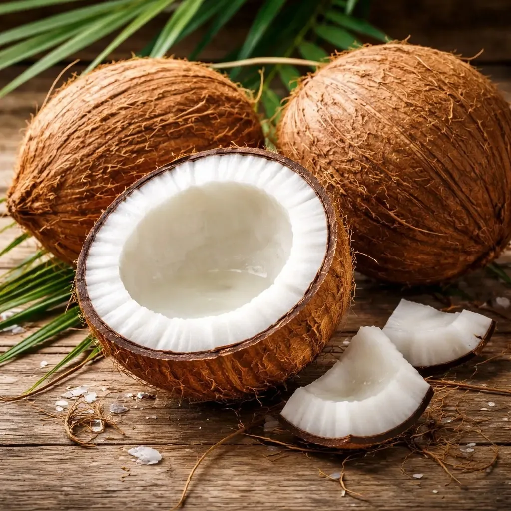 Fresh coconut tropical fruit β IslandFruitGuide